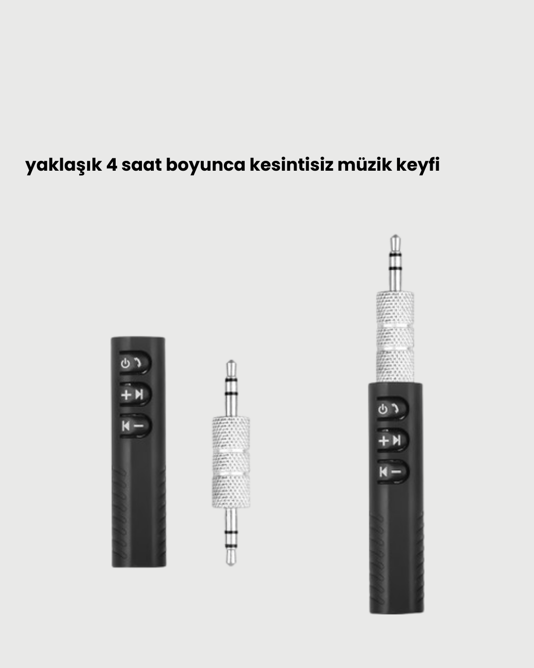 Hızlı Şarjlı Bluetooth Ses Alıcısı – Ev, Araç ve Ofis İçin
