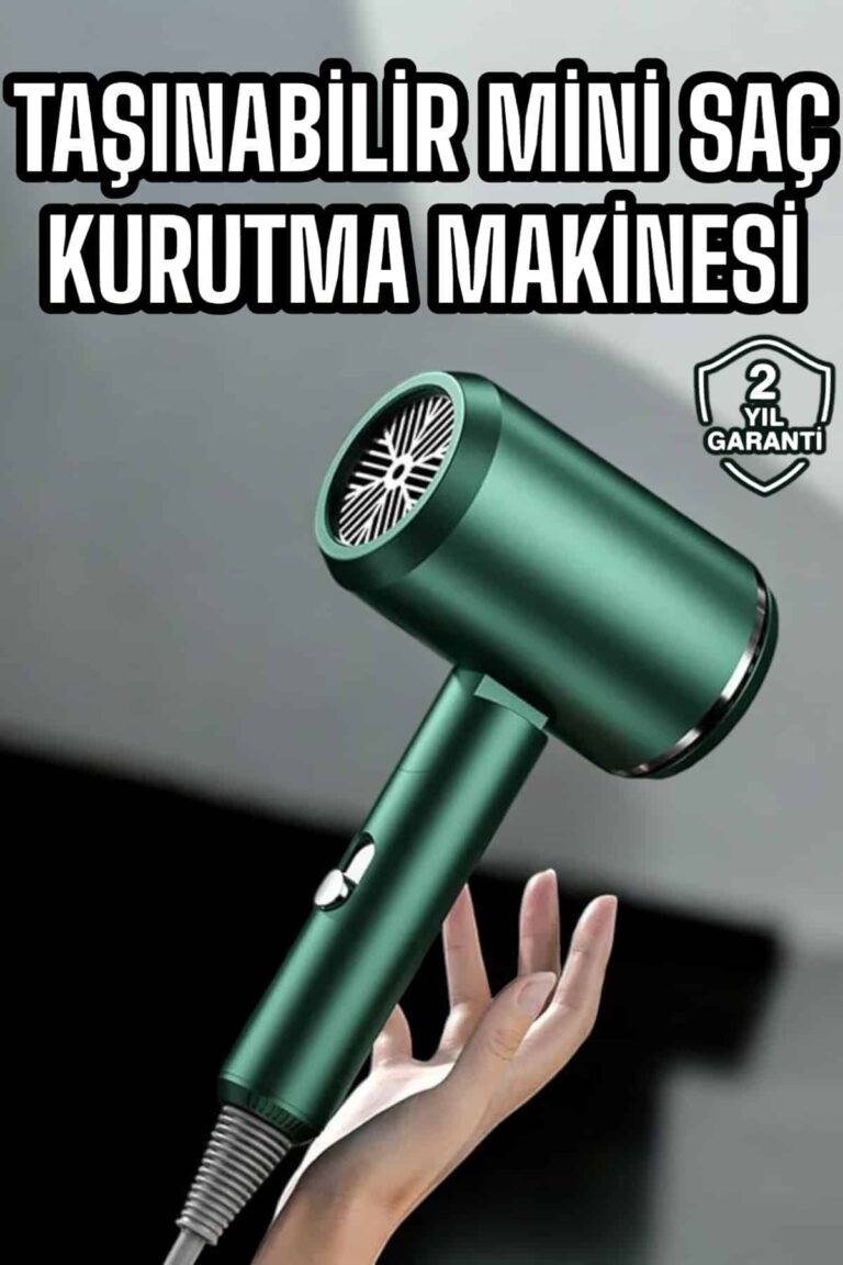 Saç Kurutma Makinesi Seyahat Tipi Mini Taşınabilir