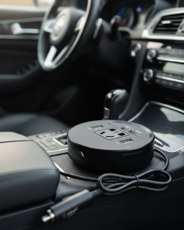 Araç İçi Power Inverter Çoklu USB Girişli Hızlı ve Güvenli Şarj