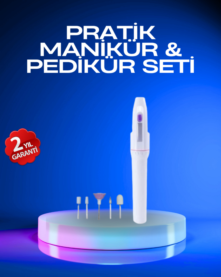 Taşınabilir Profesyonel Elektrikli Tırnak Matkap Seti – Sessiz, Güçlü ve Dayanıklı