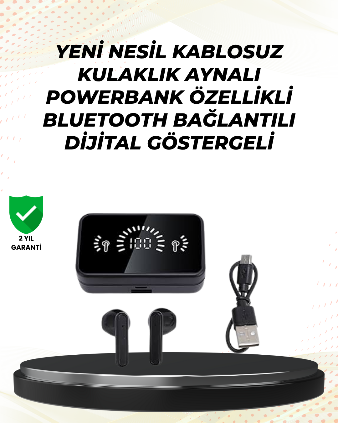 Bluetooth 5.1 Destekli bluetooth kulaklık – ANC ve Stereo Sesli