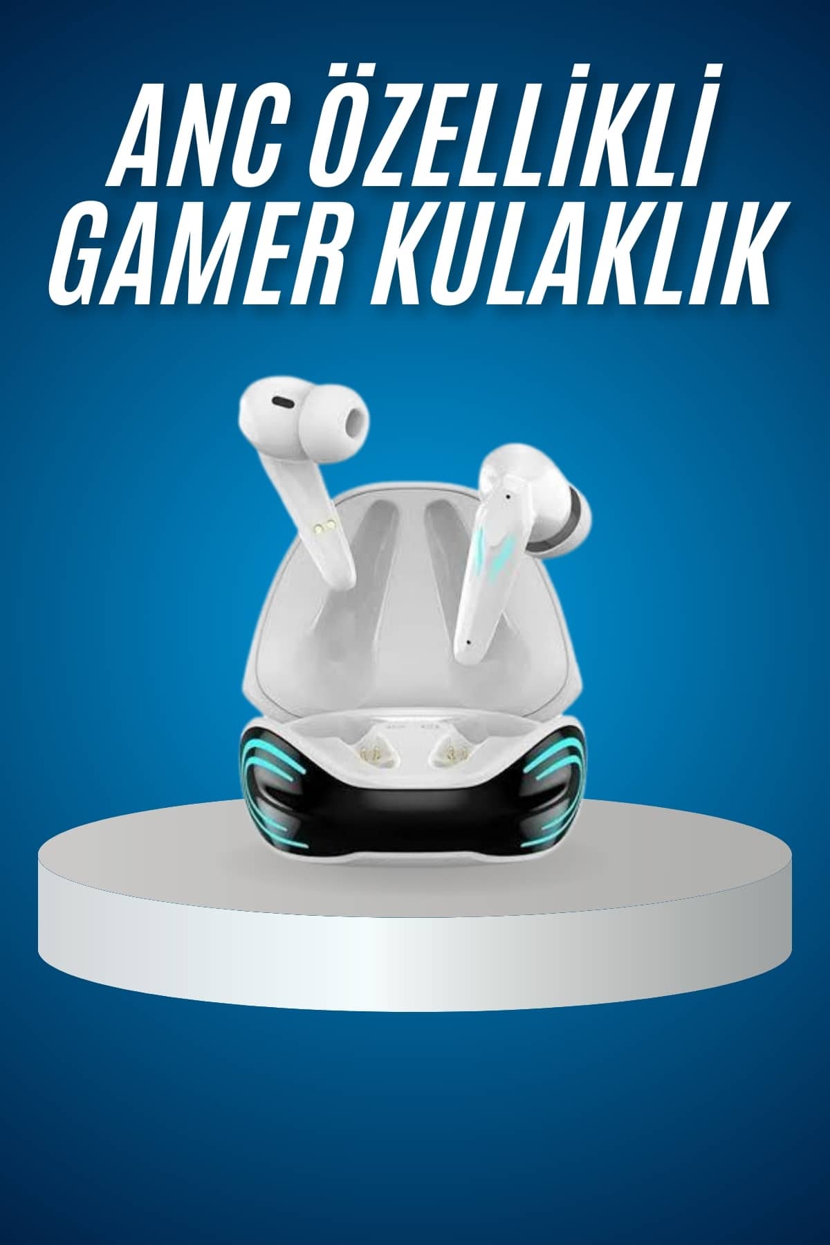 Oyuncu Kulaklığı Mikrofonlu Gürültü Engelleme Gecikme Önleyici Bluetooth Kulaklık