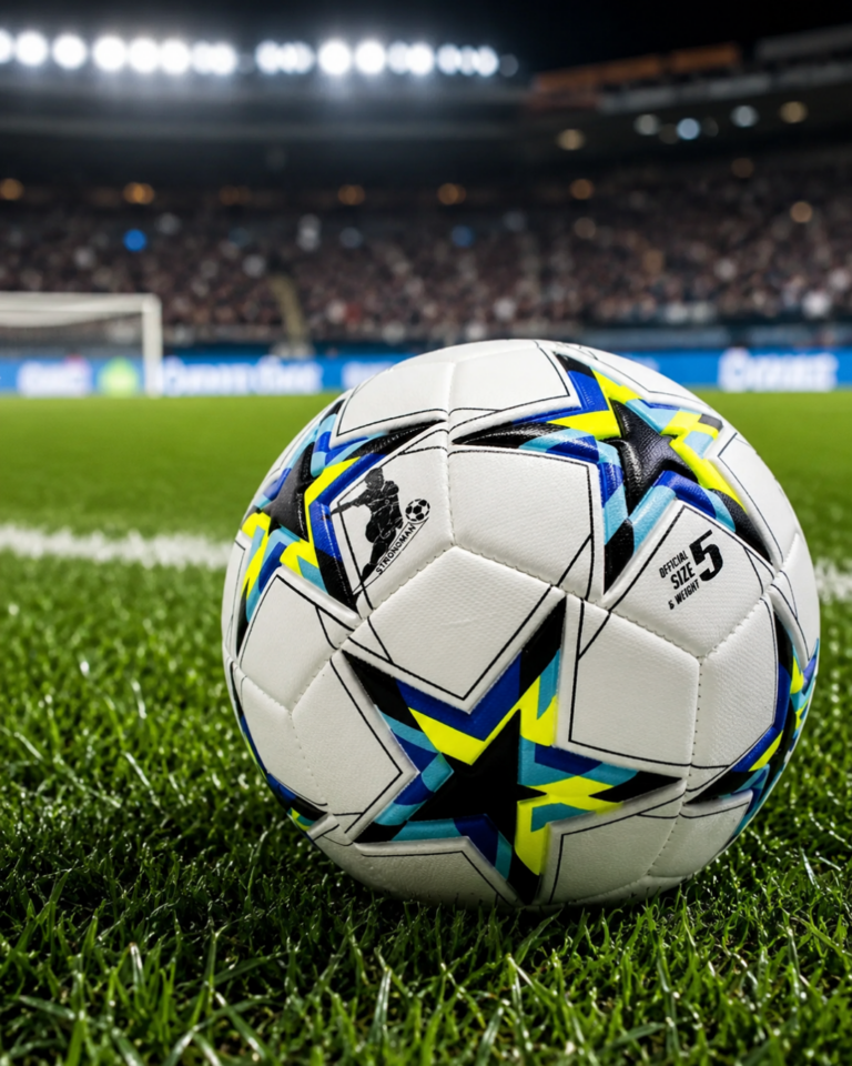 Antrenman ve Maç İçin Futbol Topu Kaymaz Yüzeyli Dengeli Sekme Yapısı