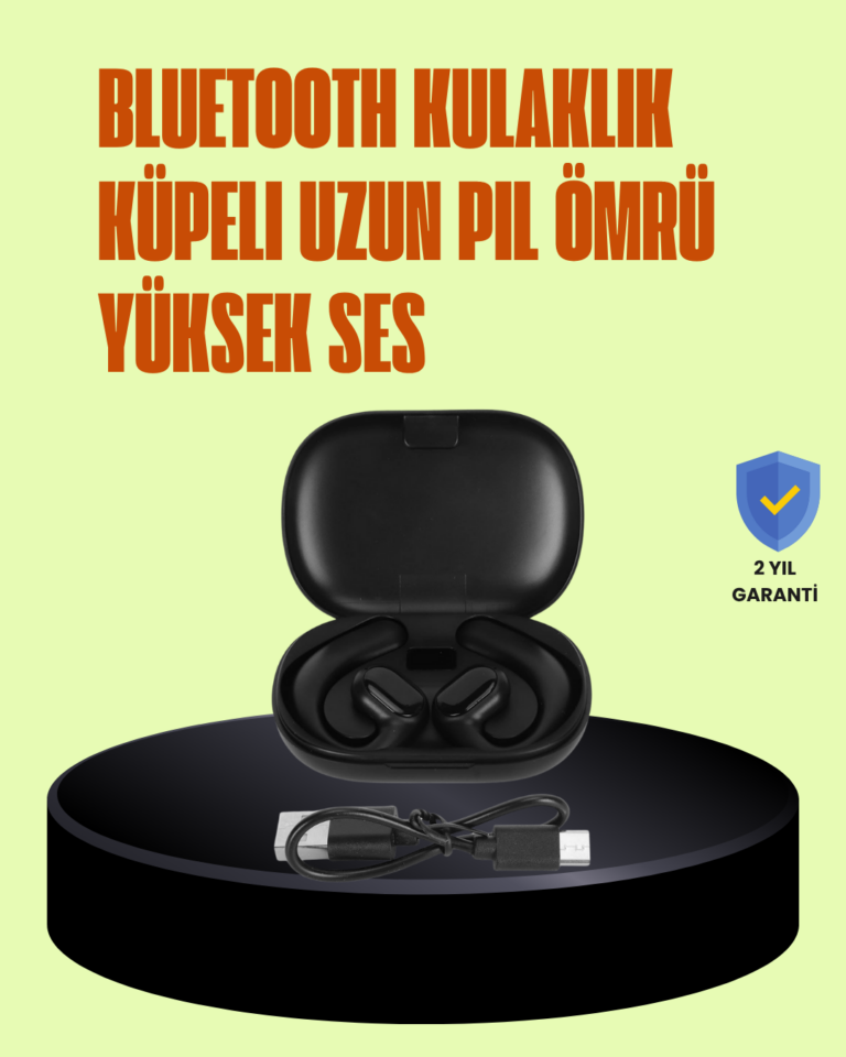 13 mm Sürücü Teknolojisiyle Yüksek Ses Kalitesi – Klipsli Spor Kulaklık