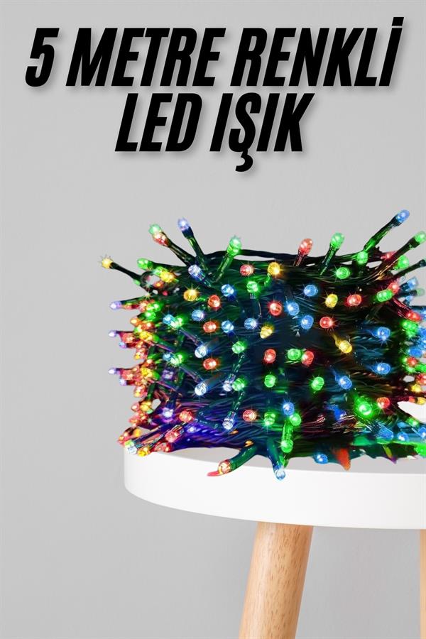 Renkli Her Ortama Uygun 5 Metre Led Işık Renkli Aydınlatma RGB