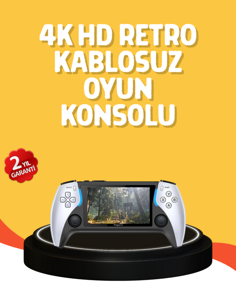 HDMI Çıkışlı Çok Fonksiyonlu Renkli Ekranlı El Konsolu