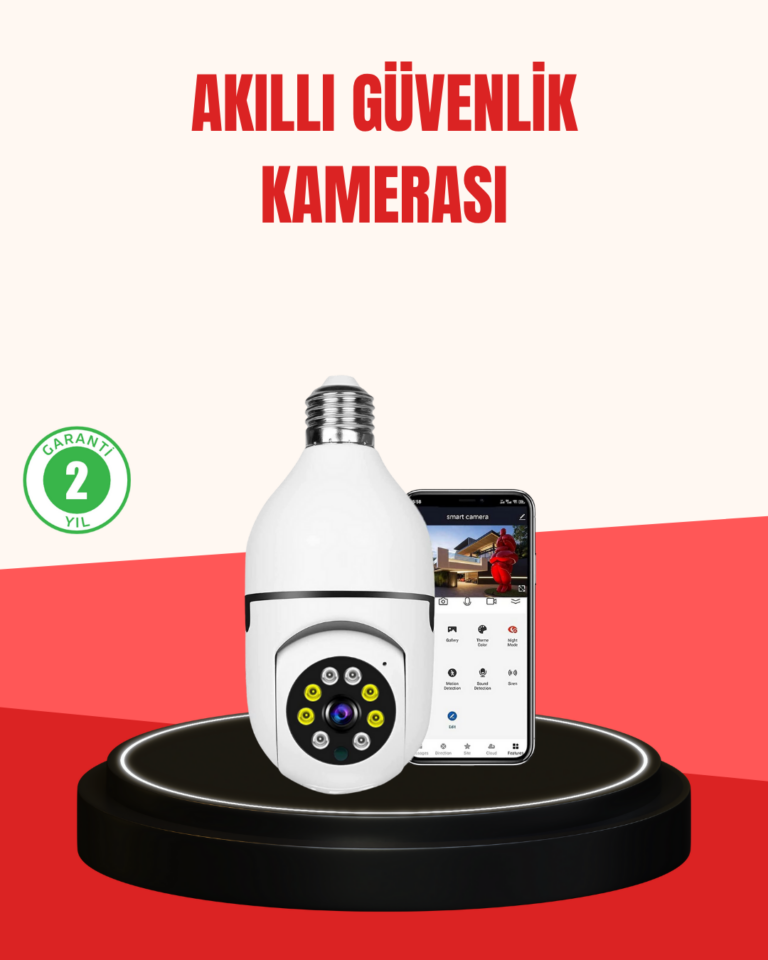 Hareket Algılamalı Kablosuz Akıllı Ev Güvenlik Kamerası