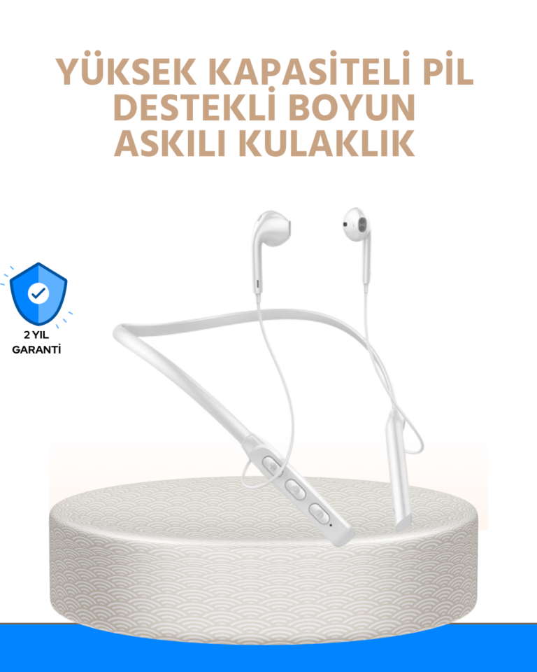 Gürültü Azaltıcı Ergonomik Boyun Askılı Kablosuz Kulaklık