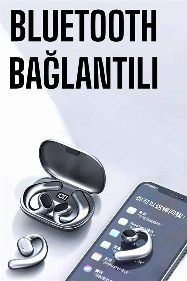 Bluetooth Kulaklık Küpe Görünümlü Yüksek Ses Kaliteli Gamer Kulaklık