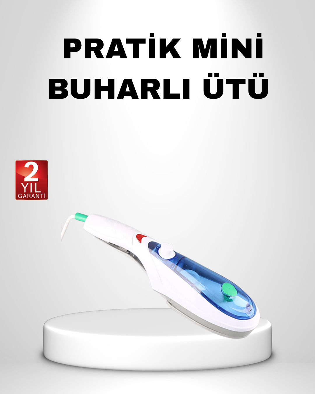 Buharlı El Ütüsü  Hızlı Isınan, Koku Giderici, Taşınabilir