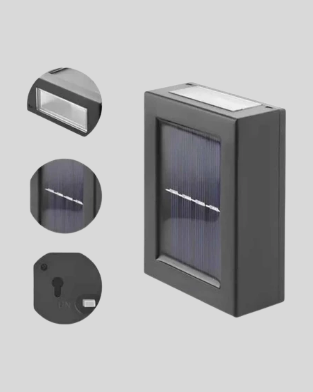 Güneş Enerjili 6 LED Solar Lamba – Fotoselli, Su Geçirmez ve Çevre Dostu Bahçe Işığı