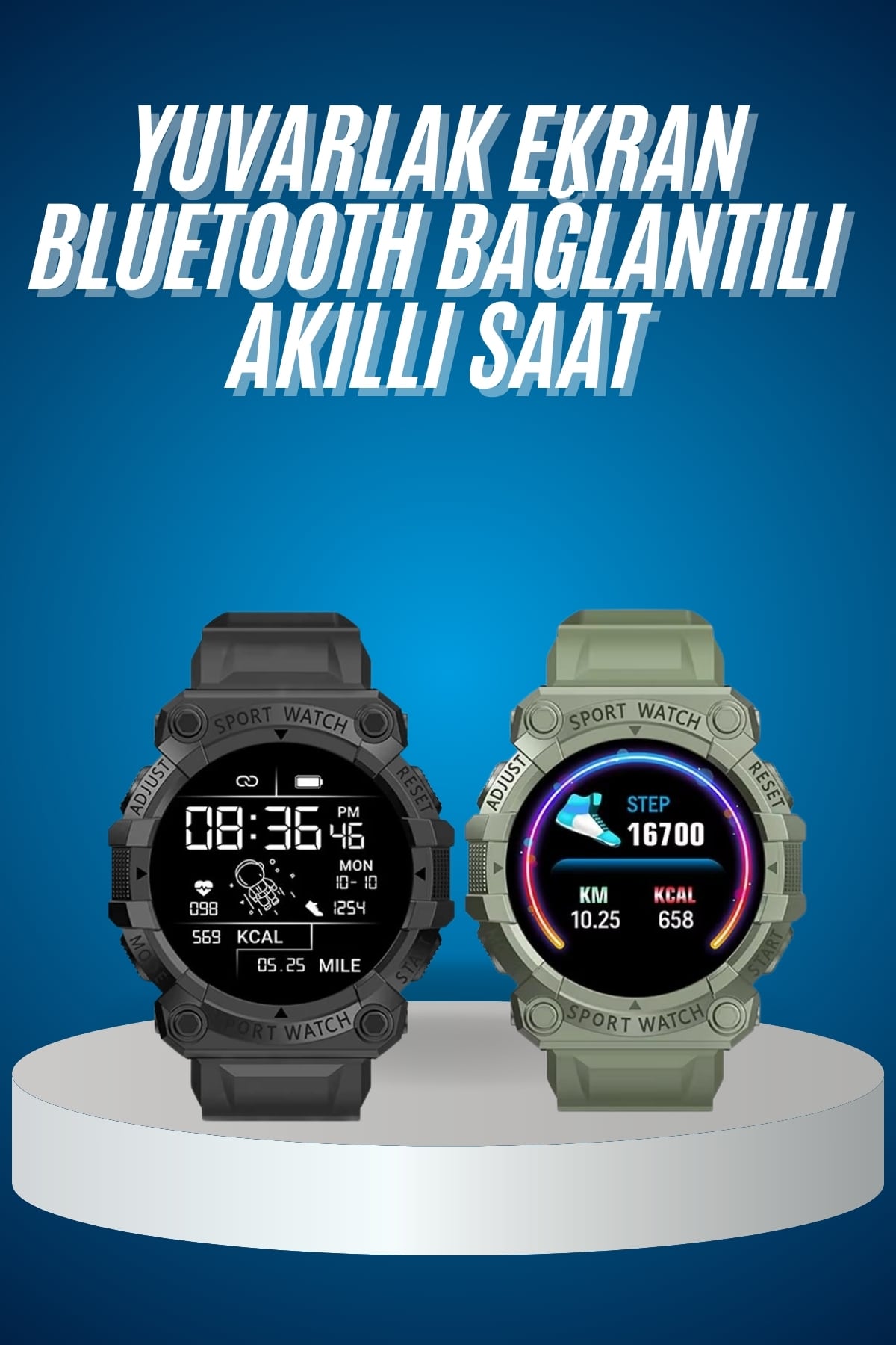 Yeni Nesil Akıllı Saat Bluetooth Bağlantılı Android ve İOS Uyumlu
