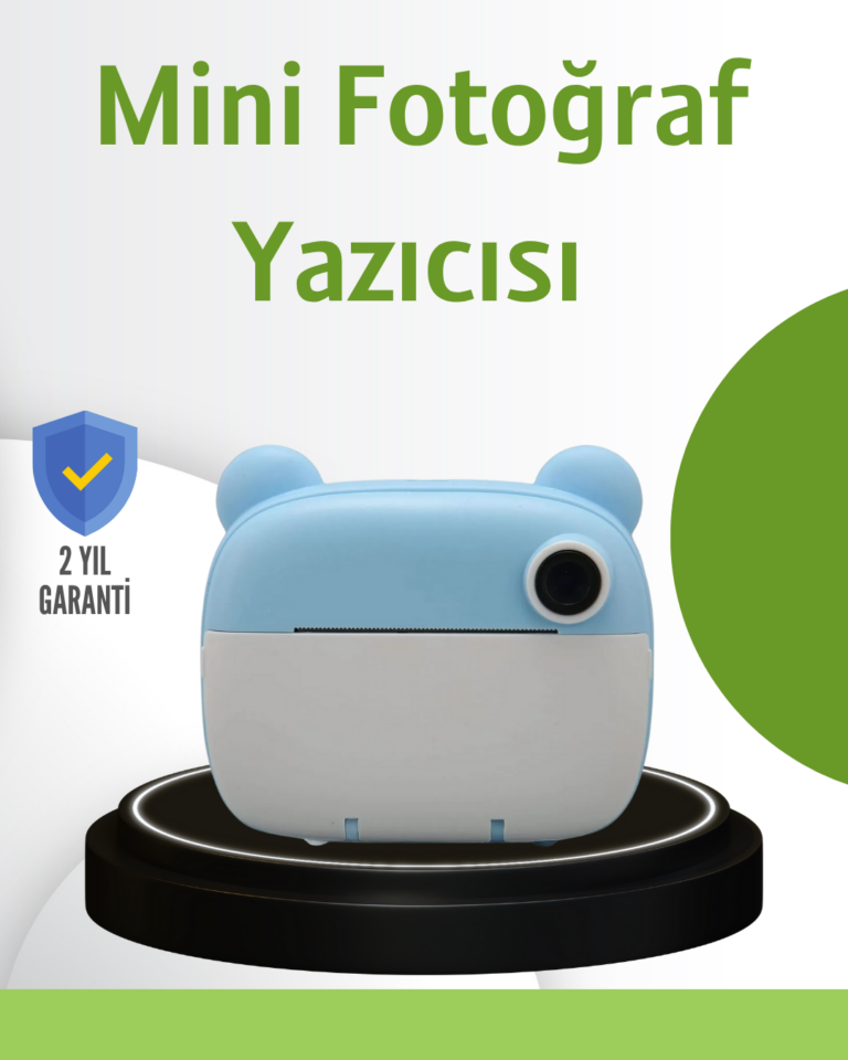 12 Özel Efektli ve Self-Timer Fonksiyonlu Baskı Kamera