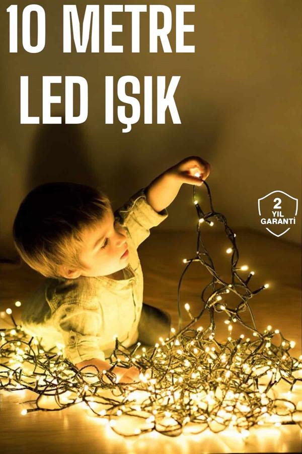 Gün Işığı 10 Metre Led Işık Şerit Led Süsleme Parti Malzemesi Yeni Nesil