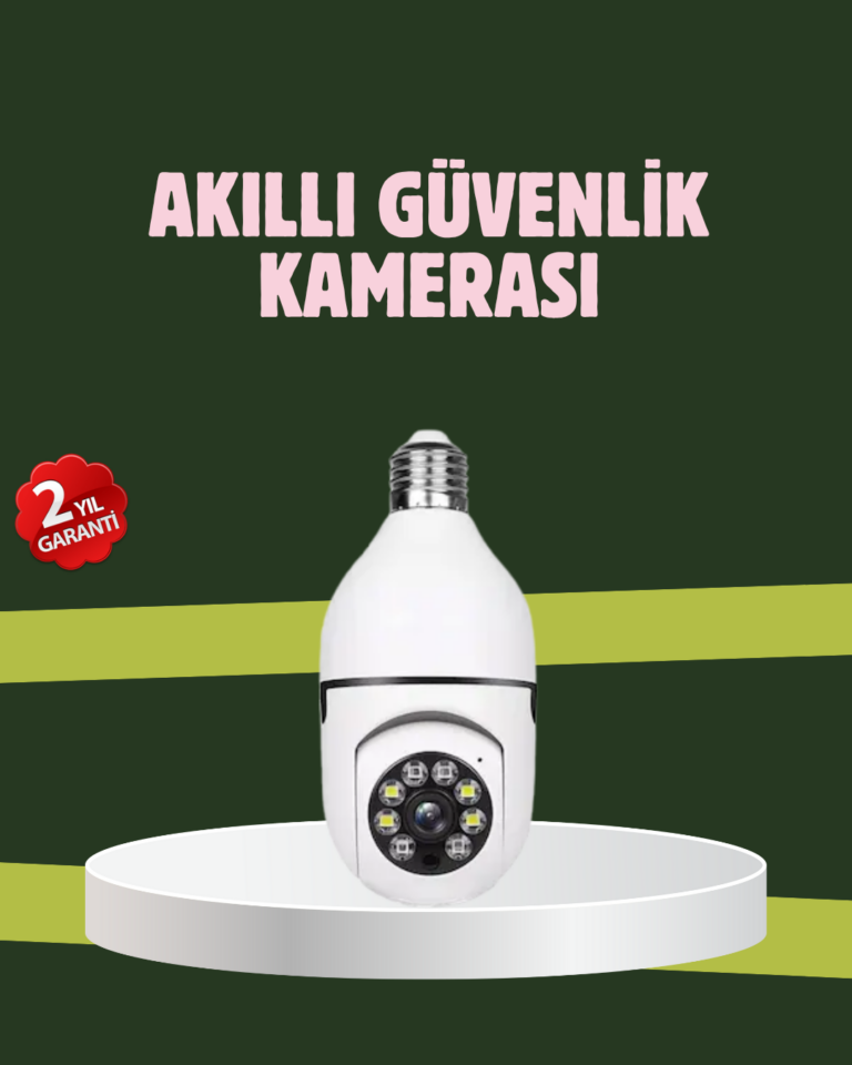 Yüksek Çözünürlüklü Kablosuz Akıllı Güvenlik Kamerası