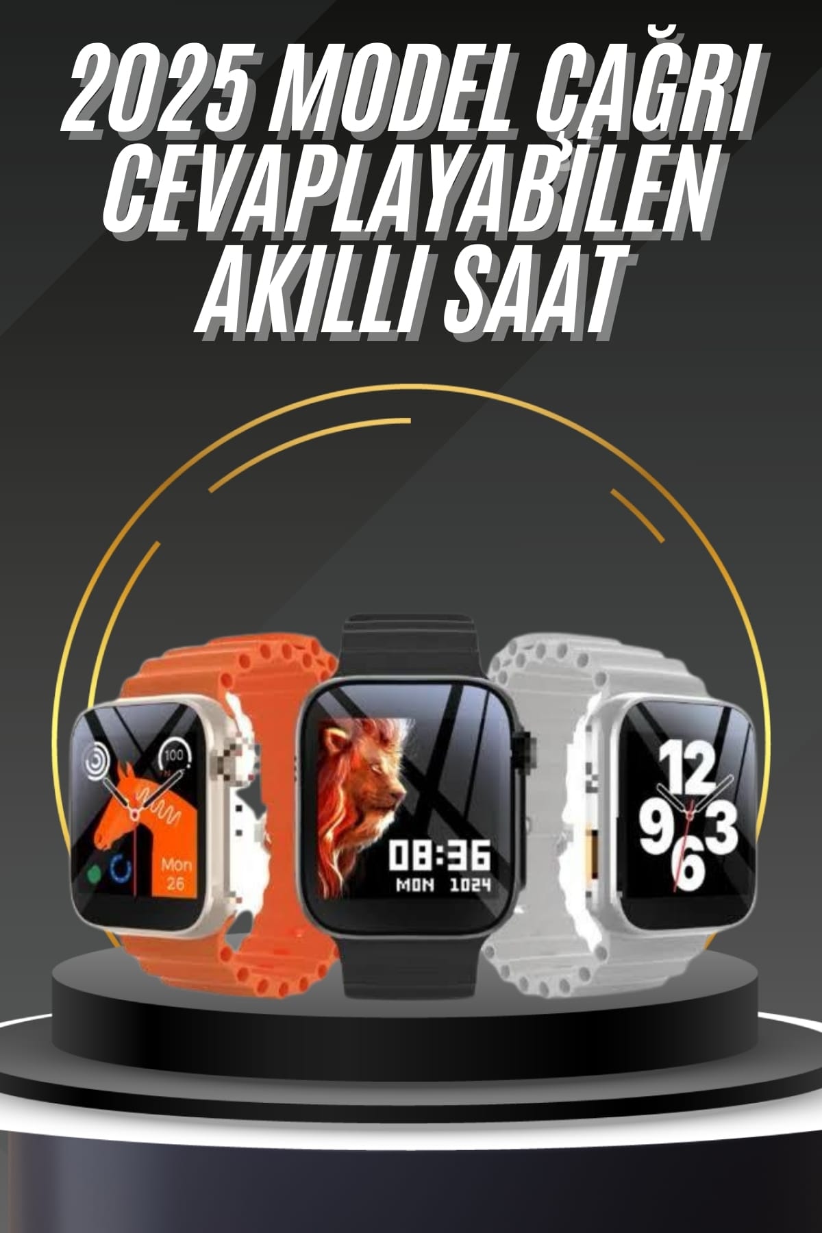 Yeni Nesil Bluetooth Bağlantılı Akıllı Saat Sosyal Medya Girişli Uyku Takibi