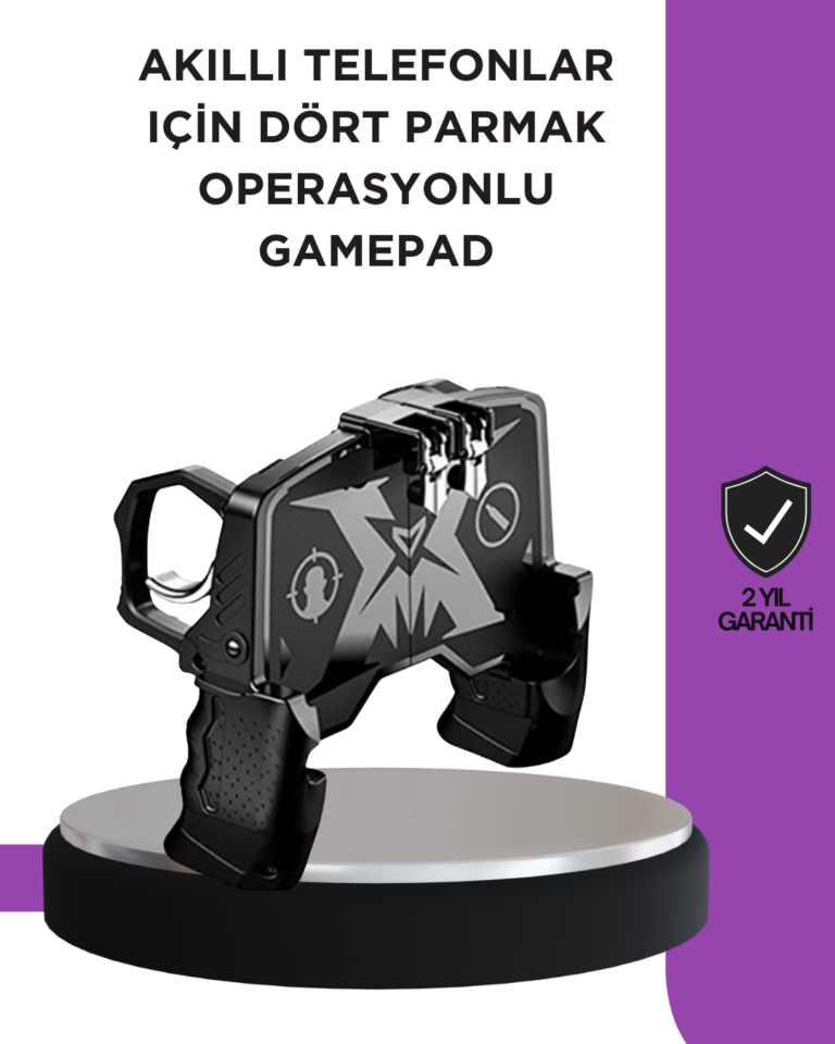 Tetikli Mobil Gamepad Ergonomik Kavramalı Oyun Aparatı