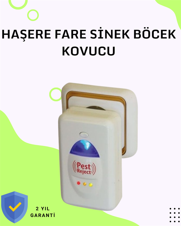 Bakım Gerektirmeyen Ultrasonik Haşere Kovucu – Uzun Ömürlü Kullanım