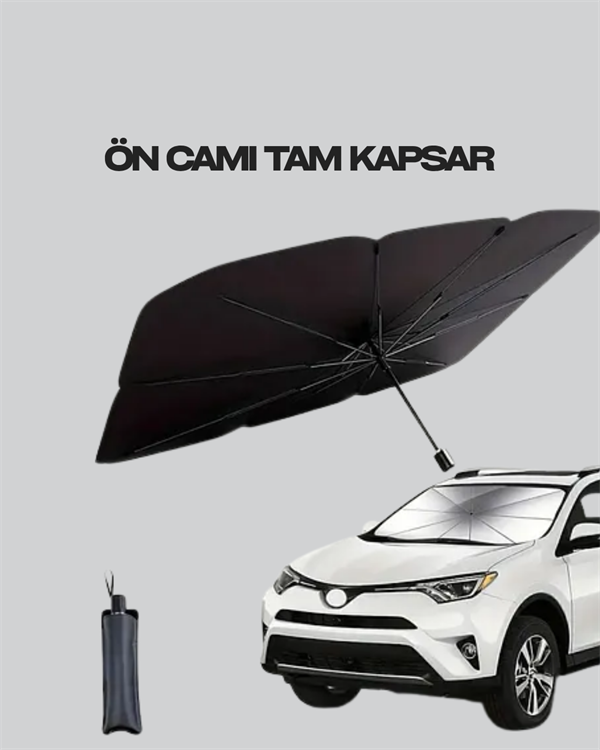 Katlanabilir Araba Güneşliği – UV ve Isı Koruması, Kolay Kurulum Gerektirmez