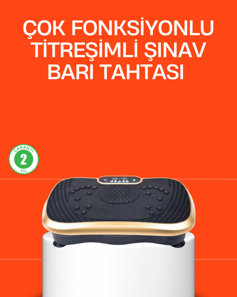 Vücut Şekillendirmeye Yardımcı Titreşimli Spor Platformu