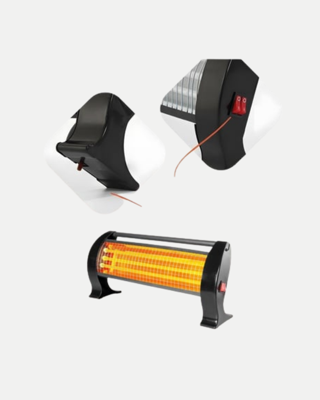2 Yıl Garantili 1200W Ayak Isıtıcı – Soğuk Günlerde Hızlı ve Güvenli Isınma