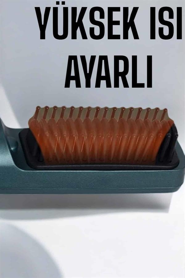 Saç Düzleştirici Fön Tarak Sıkı Dişli İyon Özelliği Şarjlı Taşınabilir