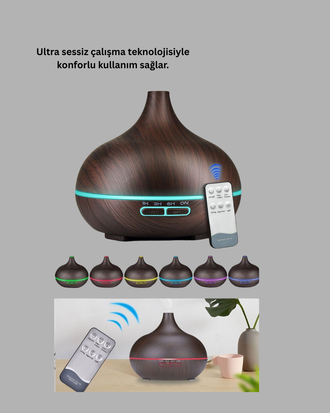 Ev ve Ofis İçin Sessiz Ultrasonik Hava Nemlendirici