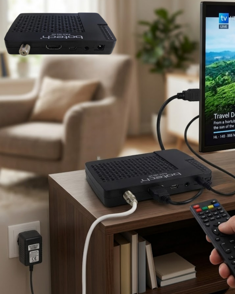 1080p HD Görüntü Kaliteli Uydu Alıcı HDMI Çıkışlı USB Destekli Kolay Kurulum