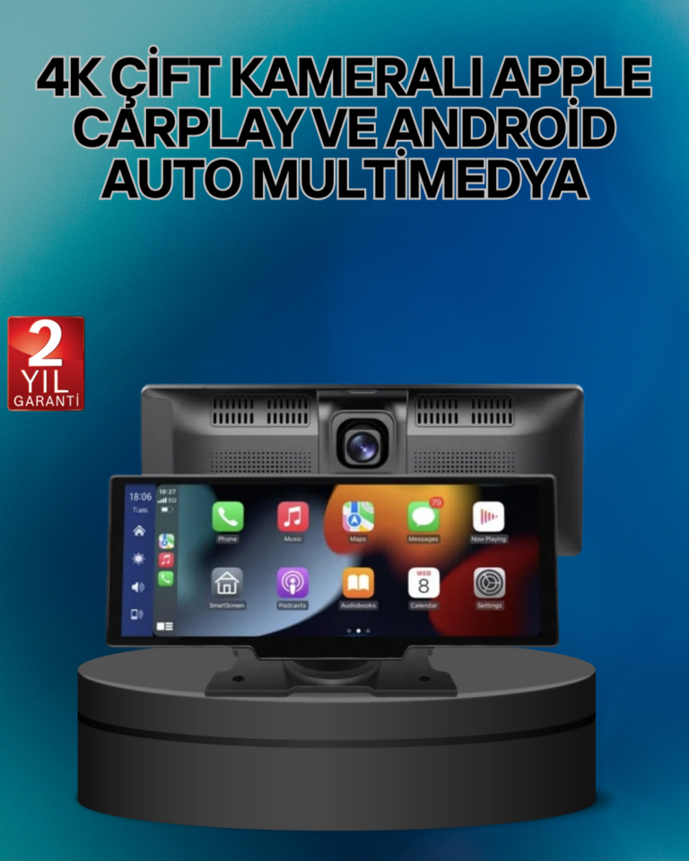 Audi , Skoda Octavia, Superb, Seat Leon, Ibiza, Hyundai i20, i30, Tucson,Uyumlu Android Auto & CarPlay Multimedya Ekran
