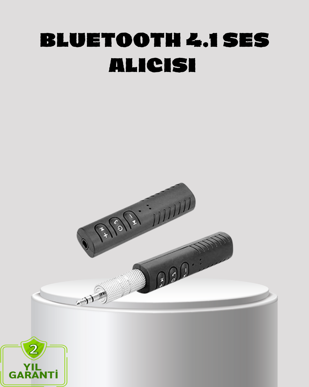 Kablosuz Bluetooth Ses Adaptörü 4.1 Teknolojili ve 10m Menzilli
