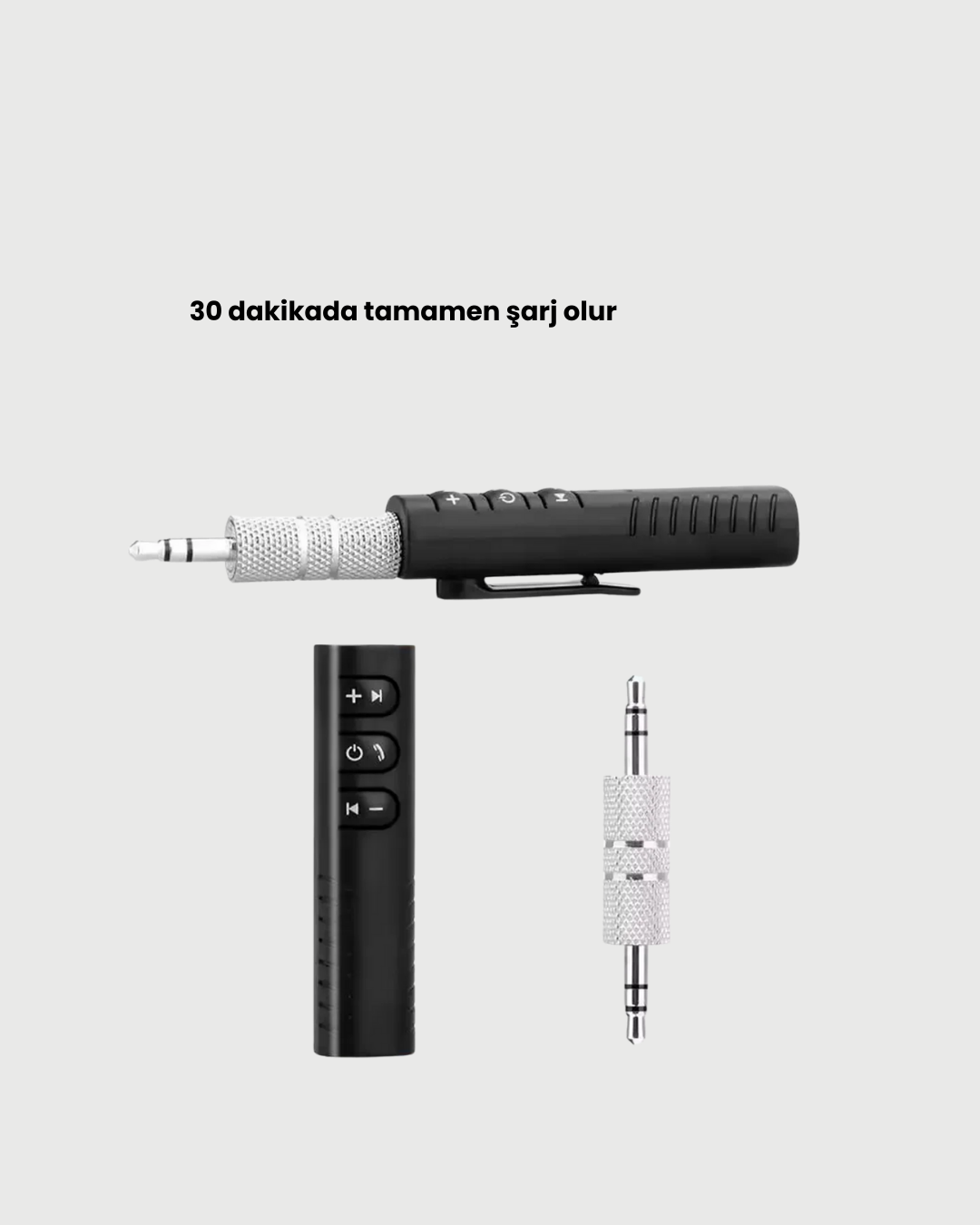 Hızlı Şarjlı Bluetooth Ses Alıcısı – Ev, Araç ve Ofis İçin