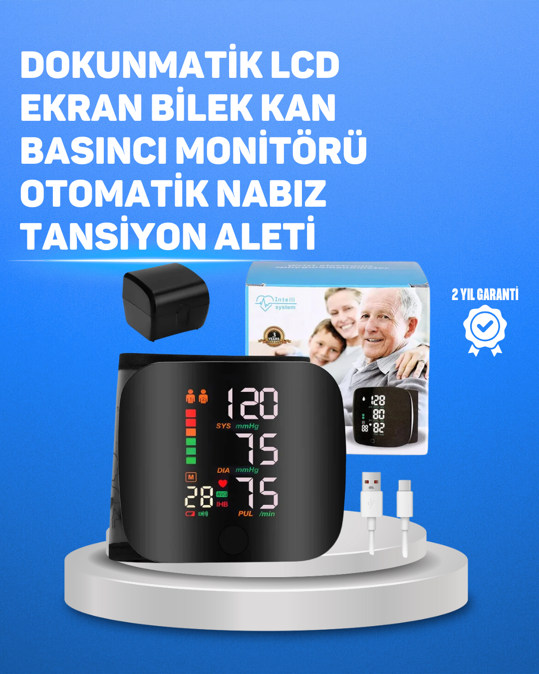 Bilek Tipi Dijital Tansiyon Ölçüm Cihazı