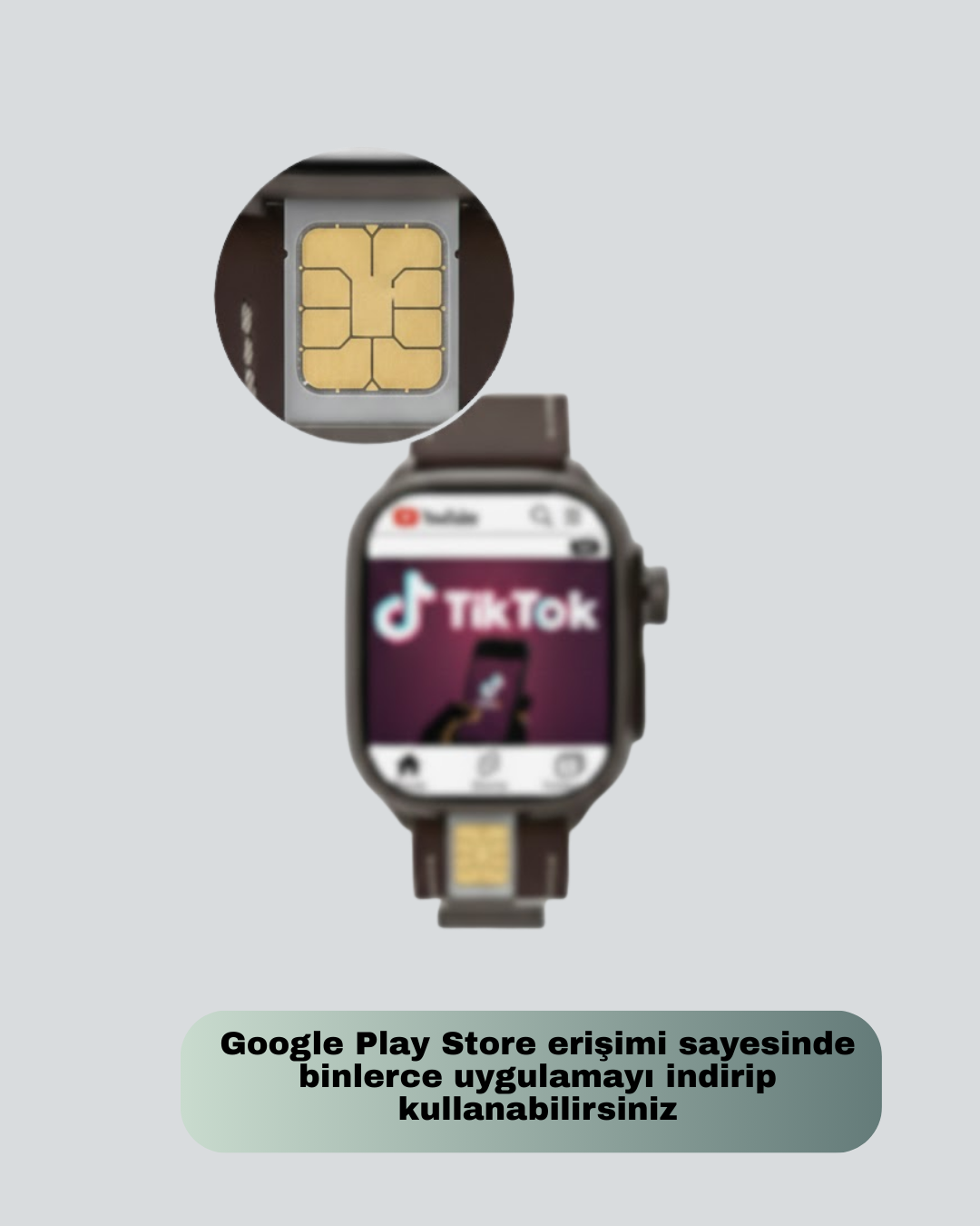 SIM Kartlı Akıllı Saat GPS WiFi Bluetooth Destekli Yeni Nesil