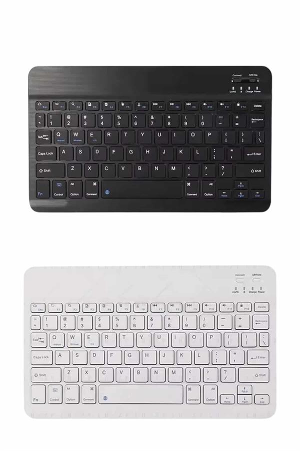 Uyumlu Kablosuz Bluetooth Şarj Edilebilir Mini Q Klavye