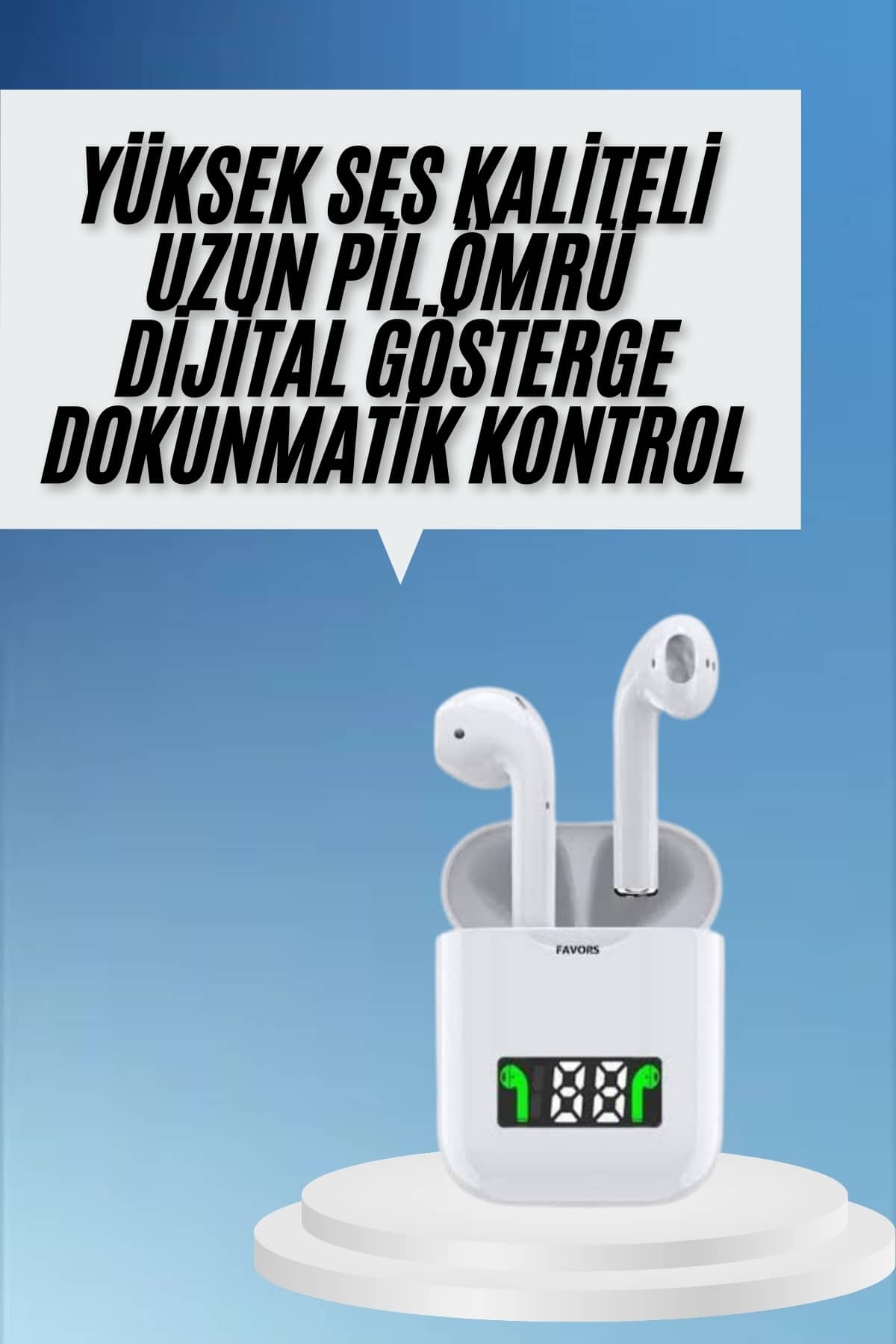 2025 Yeni Model Bluetooth Kulaklık Kablosuz TWS Yüksek Kaliteli ANC Özelliği