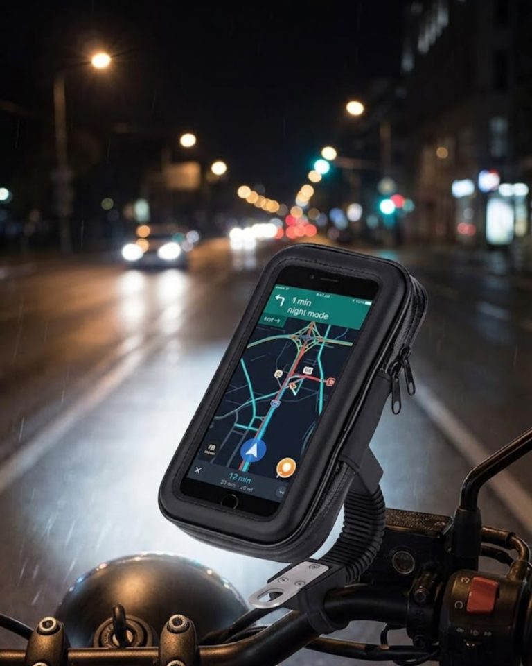 Bisiklet Scooter Motosiklet İçin Su Geçirmez Telefon Standı 360 Derece Döner
