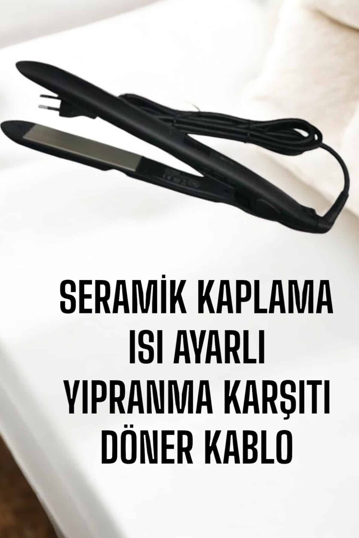 Saç Düzleştirici Yıpranma Karşıtı Keratin Bakımı Seramik Kaplama