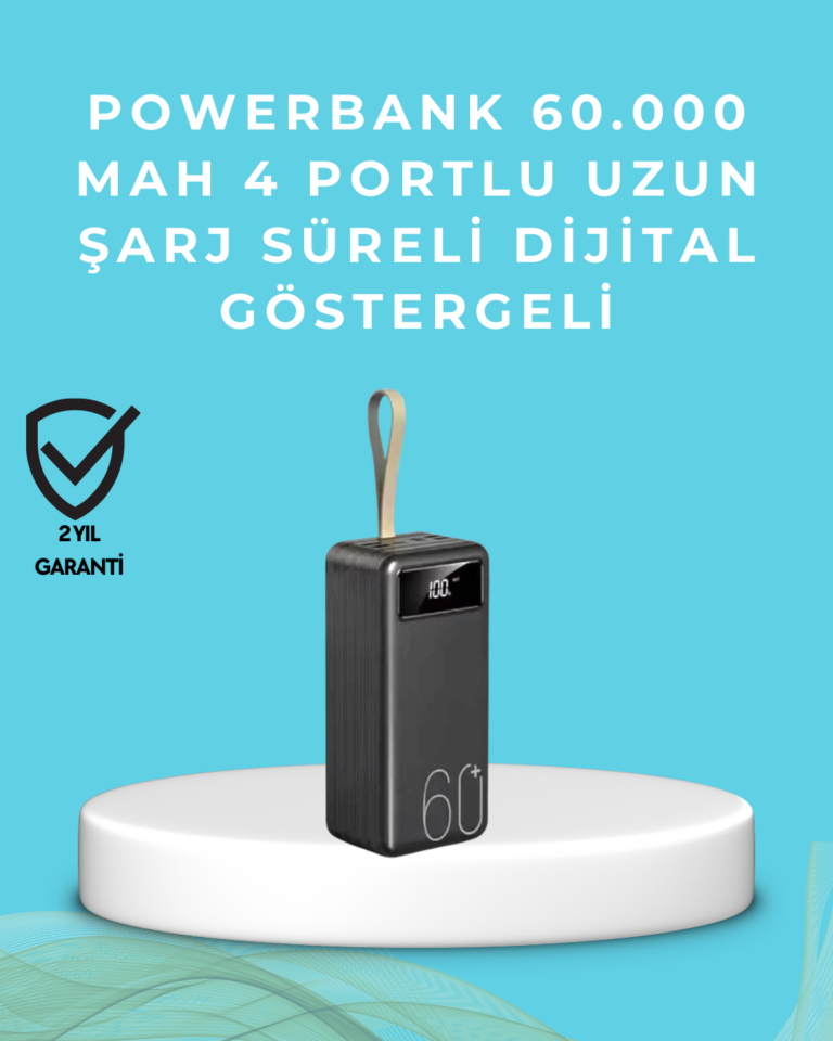 Seyahat ve Kamp İçin Portatif Güç Kaynağı Powerbank