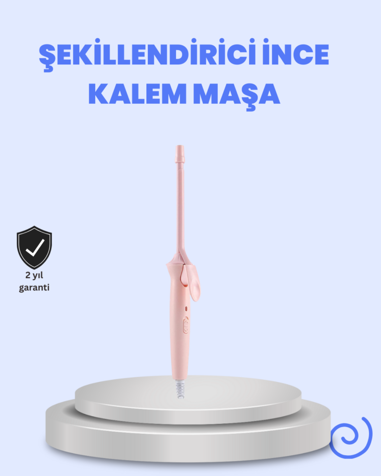 Seramik Kaplamalı İnce Saç Maşası 130°C Sabit Isı