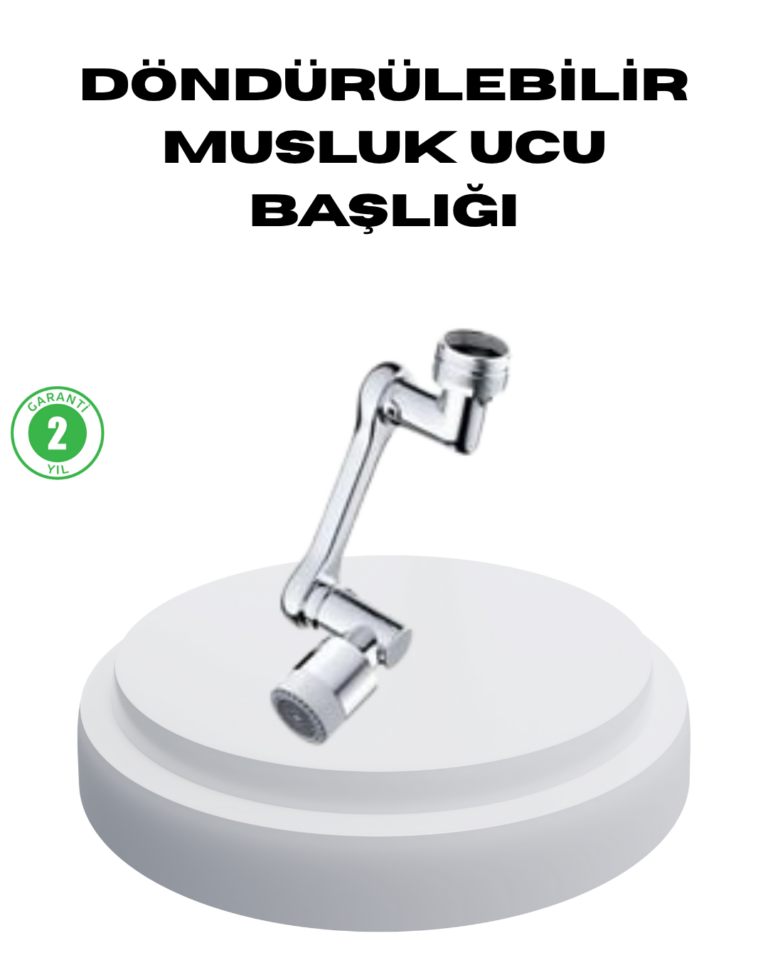Dönebilir Musluk Başlığı – Lavabo Temizliği ve El-Yüz Yıkamada Maksimum Rahatlık