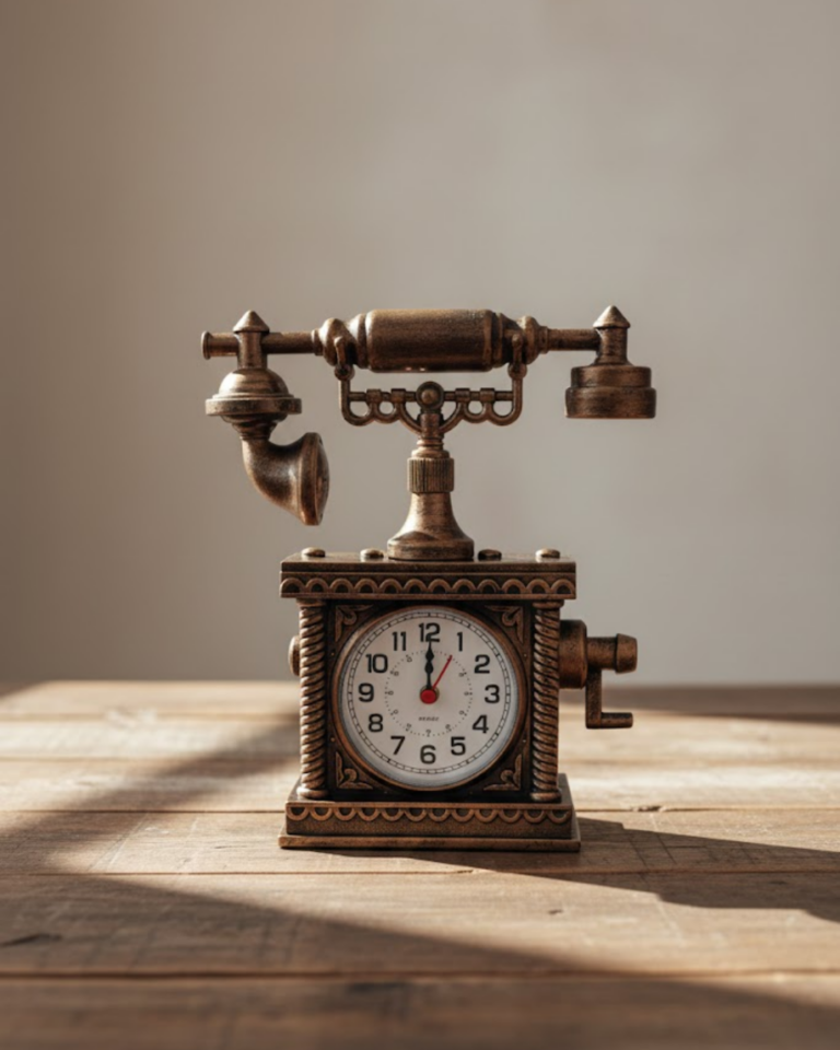 Minimal Tasarımlı Masa Saati Alarm Özellikli Şık Model