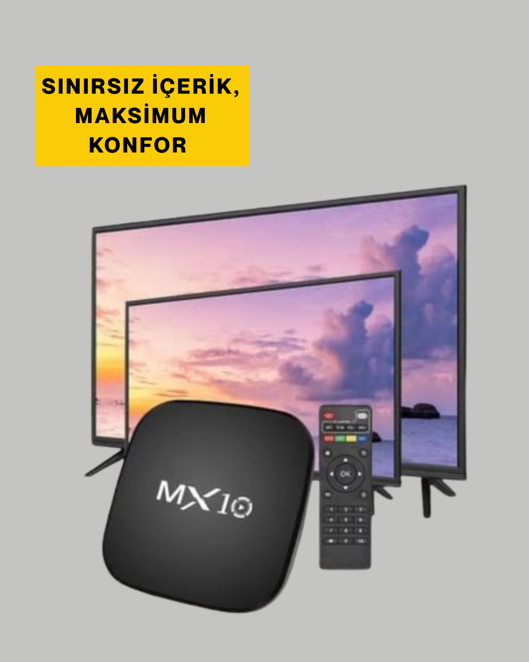 2 GB RAM 8 GB Hafıza 4K Video Destekli Android Medya Cihazı
