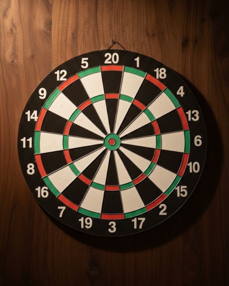 15 İnç Dart Tahtası Seti Dayanıklı Yapı 4 Metal Dart Oku