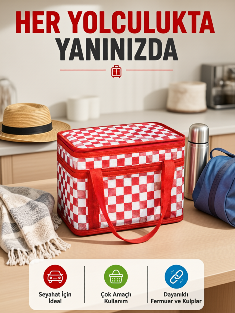 25 Litre Isı Yalıtımlı Termos Çanta Alüminyum Folyo İç Kaplamalı Piknik Çantası