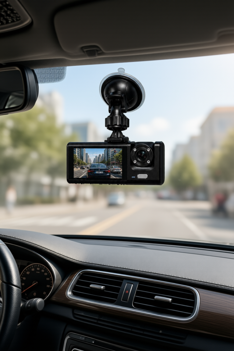 Araç İçi Kayıt Kamerası 1080P Full HD WiFi Destekli Ön ve Arka Kameralı Araç Kamerası
