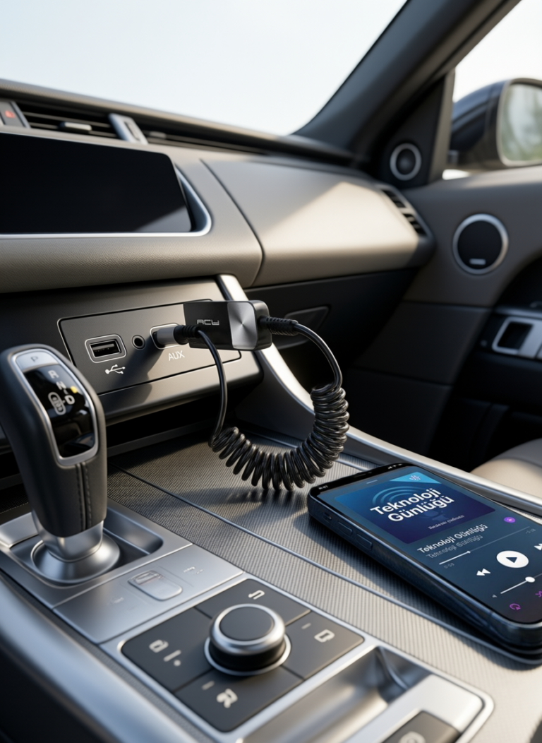 AUX Girişli Cihazlar İçin Kablosuz Bluetooth Adaptörü