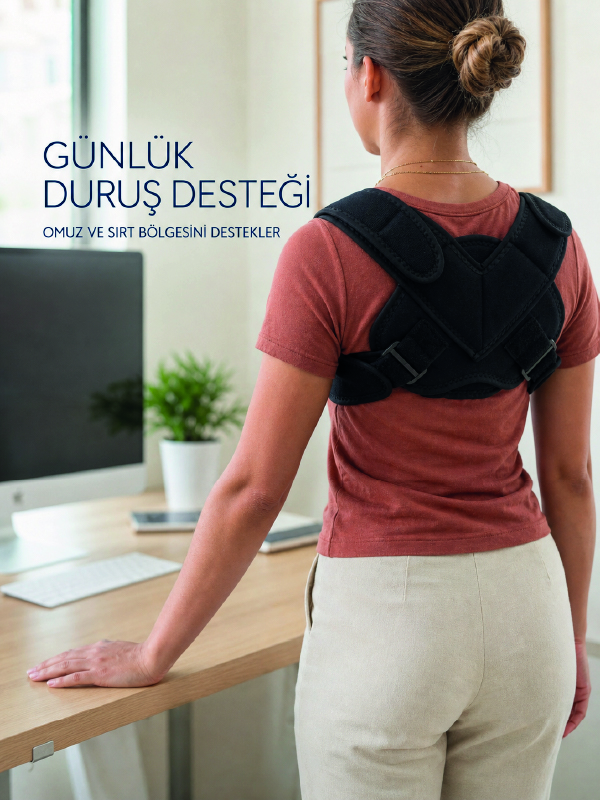Klavikula Korsesi Ayarlanabilir Köprücük Kemiği Omuz ve Sırt Destek Bandajı