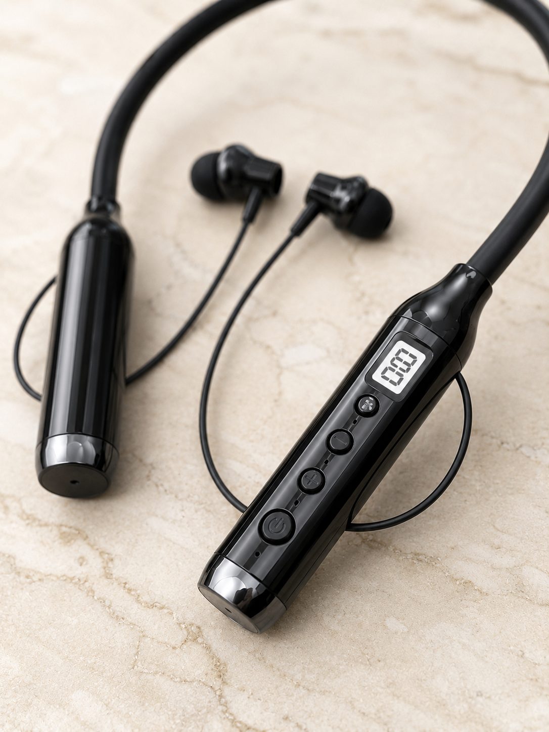 Uzun Kullanım Süreli Bluetooth Kulaklık Boyun Bantlı Mikrofonlu 600 Saat Müzik Süreli Ses ve Çağrı Kontrollü Kablosuz Kulaklık