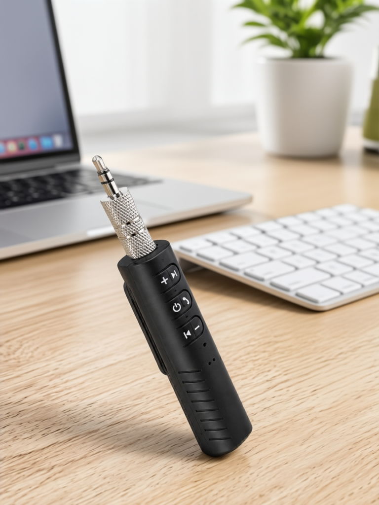 Taşınabilir Bluetooth 4.1 Ses Adaptörü – 10 Metre Çekim Mesafesi