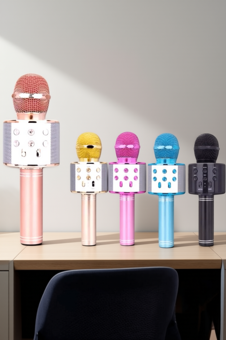 Taşınabilir Bluetooth Karaoke Mikrofon: Hafıza Kart Girişli, Etkileyici Performans